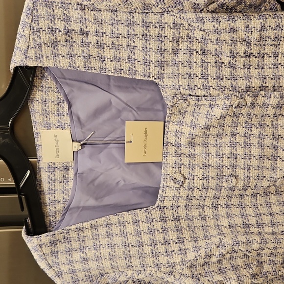 💕FAVORITE DAUGHTER💕 Dasha Top ~ Lilac Tweed 10 NWT - Picture 13 of 16